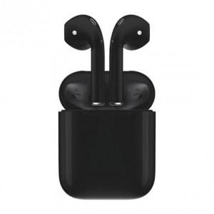 Ασύρματα Ακουστικά Earbuds Bluetooth v5 i12 TWS Wireless Touch - Μαύρο